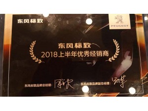 天泓標遠“2018上半年優秀經銷商”