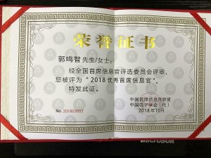 2018優秀首席信息官