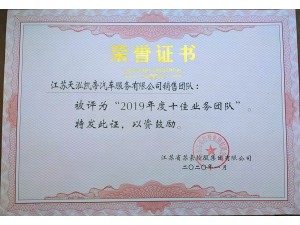 2019蘇豪控股集團十佳業務團隊